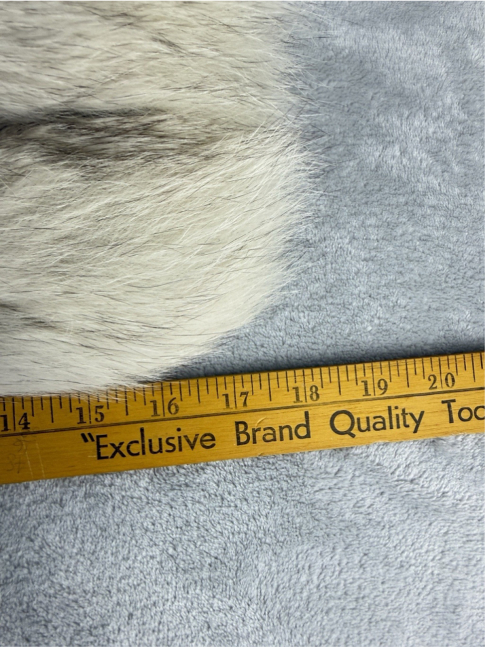Vintage Saga Fox Finland Real Blue Fox Fur Coat Women Size Medium Made In Korea - Picture 14 of 16